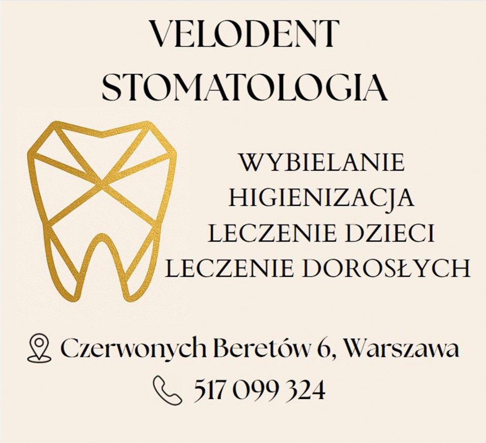 Velodent Stomatologia - usługi stomatologiczne WARSZAWA-REMBERTÓW usługi stomatologiczne WARSZAWA-REMBERTÓW
